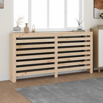 Radiator Cover 169x19x84 cm | Solid Pine Wood Design