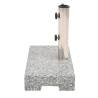 Parasol Base Granite Rectangular 25 kg - Elegant & Sturdy