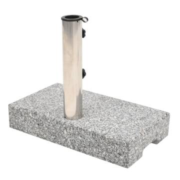 Parasol Base Granite Rectangular 25 kg - Elegant & Sturdy