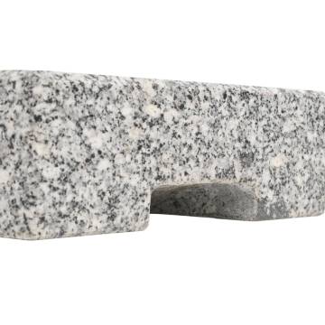 Parasol Base Granite Rectangular 25 kg - Elegant & Sturdy