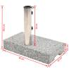 Parasol Base Granite Rectangular 25 kg - Elegant & Sturdy