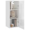 Hanging Wall Cabinet High Gloss White - Stylish Storage Solution