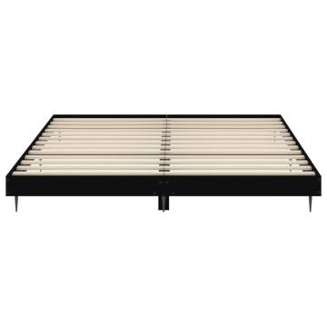 Durable Black King Size Bed Frame 150x200 cm - Shop Now!