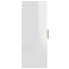 Hanging Wall Cabinet High Gloss White - Stylish Storage Solution