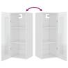 Hanging Wall Cabinet High Gloss White - Stylish Storage Solution