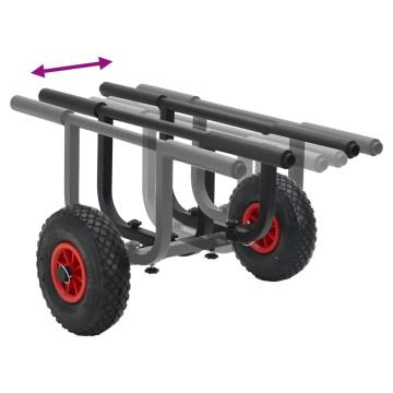 Kayak Trolley 90 kg Aluminium - Lightweight & Durable Design