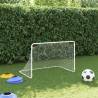 Soccer Goal White 122x81 cm - Durable Steel Training Aid