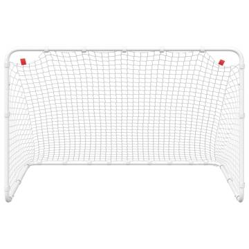 Soccer Goal White 122x81 cm - Durable Steel Training Aid