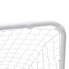 Soccer Goal White 122x81 cm - Durable Steel Training Aid