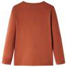 Kids' Long Sleeve T-shirt Cognac 140 | High-Quality Wear