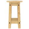 Bar Stools 2 pcs Solid Wood Pine - Rustic Home Decor