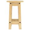 Bar Stools 2 pcs Solid Wood Pine - Rustic Home Decor