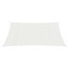 HDPE Sunshade Sail 3.5x5m - White | Outdoor Shelter