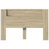 LED Headboard Cabinet Sonoma Oak 160x16.5 cm | Hipomarket