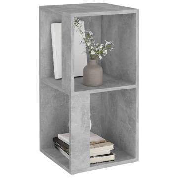 Stylish Concrete Grey Corner Cabinet | 33x33x67 cm | Hipomarket