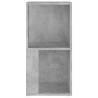 Stylish Concrete Grey Corner Cabinet | 33x33x67 cm | Hipomarket