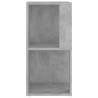 Stylish Concrete Grey Corner Cabinet | 33x33x67 cm | Hipomarket