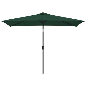 Green Rectangular Parasol 200x300 cm - Protect Your Patio