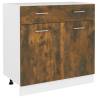 Drawer Bottom Cabinet Smoked Oak | Ample Storage Solution