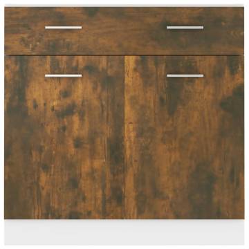 Drawer Bottom Cabinet Smoked Oak | Ample Storage Solution