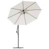 Replacement Fabric for Cantilever Umbrella - Sand White 350 cm