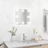 Wall Mirror with LED Lights Square Glass Size 40 x 40 cm Quantity in Package 1 Model with leds 