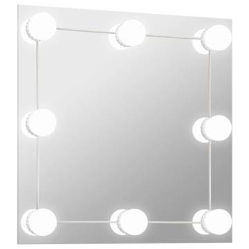 LED Wall Mirror - Square Glass - Modern & Stylish | HipoMarket