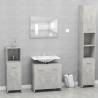 Bathroom Furniture Set Concrete Grey Engineered Wood Colour concrete grey Number of 1 Number of Pieces 