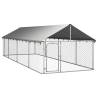 Large Outdoor Dog Kennel with Roof | Safe & Sturdy 600x200 cm