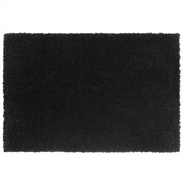 Durable Black Coir Door Mat 40x60 cm - Keep Your Floors Clean