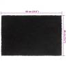 Durable Black Coir Door Mat 40x60 cm - Keep Your Floors Clean