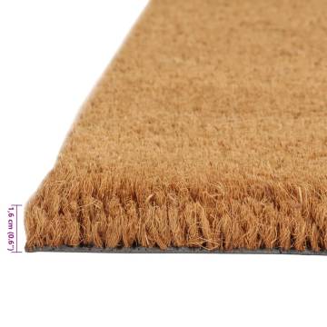 Natural Coir Door Mat 80x100 cm - Durable & Non-Slip | HipoMarket