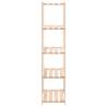 5-Tier Solid Pinewood Storage Racks - 2 pcs | Hipomarket UK