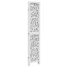 Elegant 4-Panel White Solid Wood Room Divider | HipoMarket