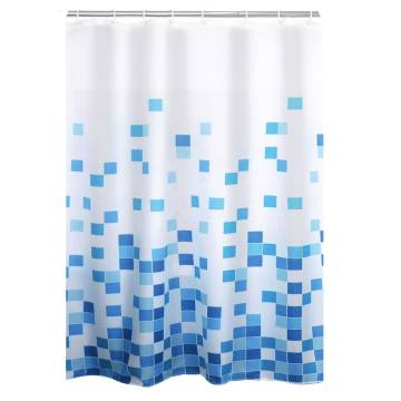 RIDDER Shower Curtain Cubes - Tranquil Bathroom Decor