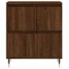 Brown Oak Sideboard 60x35x70 cm - Stylish Engineered Wood