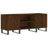 Brown Oak Record Cabinet - Stylish Vinyl Storage | HipoMarket