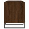 Brown Oak Record Cabinet - Stylish Vinyl Storage | HipoMarket