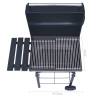 Charcoal BBQ Grill Smoker with Bottom Shelf - Black