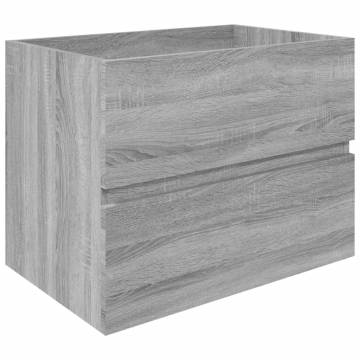 Sink Cabinet Grey Sonoma | 60x38.5x45 cm Engineered Wood