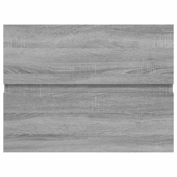 Sink Cabinet Grey Sonoma | 60x38.5x45 cm Engineered Wood