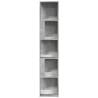 Stylish Corner Cabinet - Concrete Grey 33x33x164.5 cm