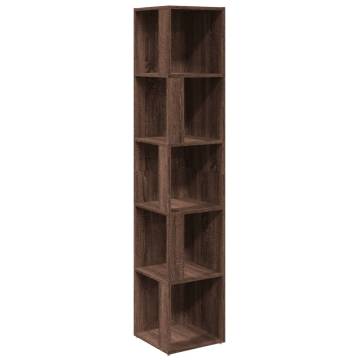 Corner Cabinet Brown Oak - Space-Saving Storage Solution