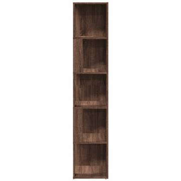 Corner Cabinet Brown Oak - Space-Saving Storage Solution