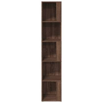 Corner Cabinet Brown Oak - Space-Saving Storage Solution