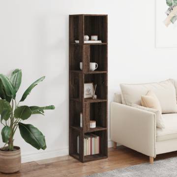 Corner Cabinet Brown Oak - Space-Saving Storage Solution