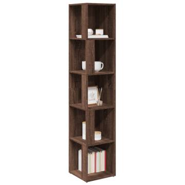 Corner Cabinet Brown Oak - Space-Saving Storage Solution