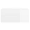 High Gloss White Sink Cabinet - 100x38.5x45 cm | Hipo Market