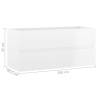 High Gloss White Sink Cabinet - 100x38.5x45 cm | Hipo Market