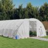 Greenhouse with Steel Frame White 24 m² 6x4x2 m Colour white Size 6 x 4 x 2 m Quantity in Package 1 